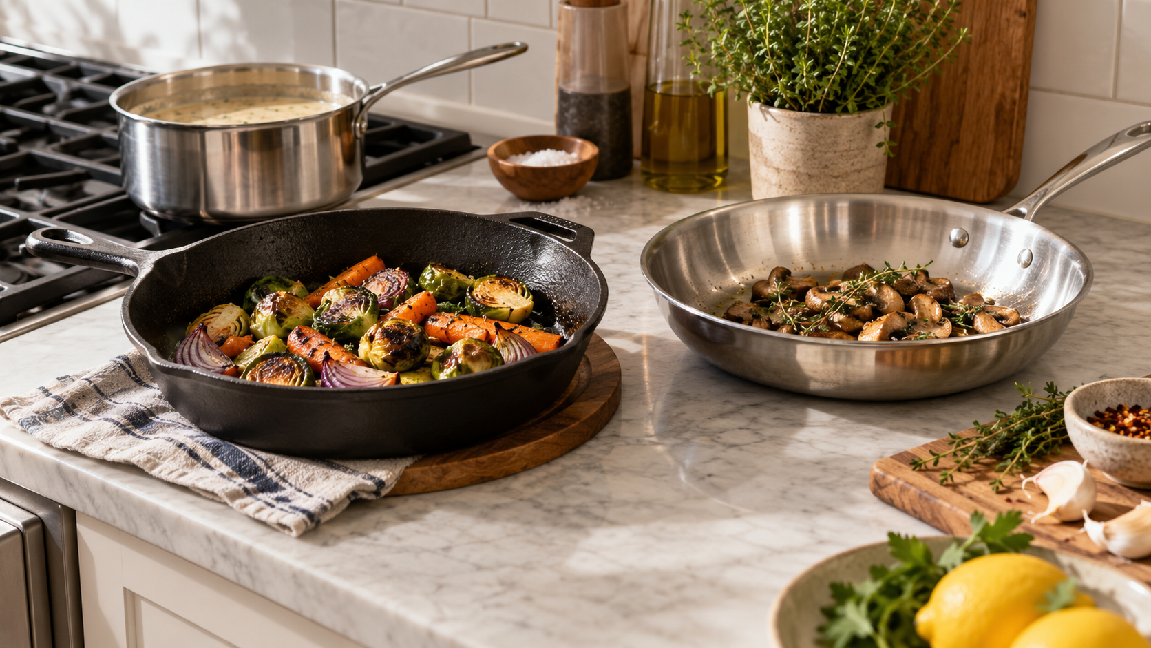 Cast Iron vs Stainless Steel: Which Should You Choose?