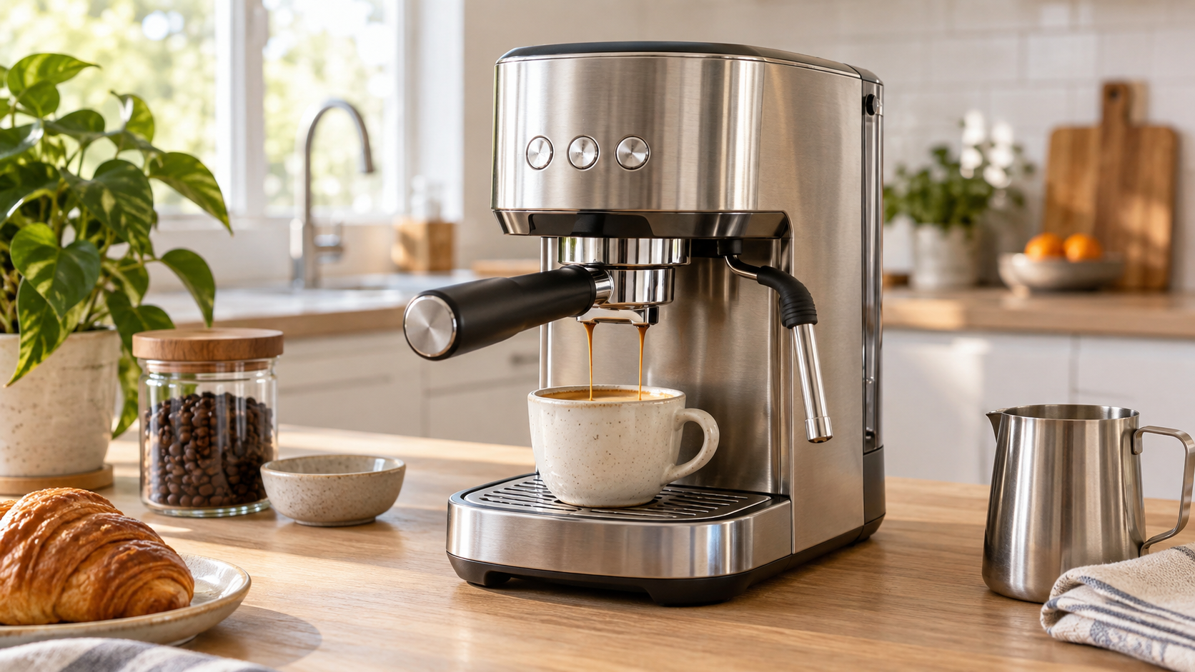 Coffee & Breakfast kitchen scene