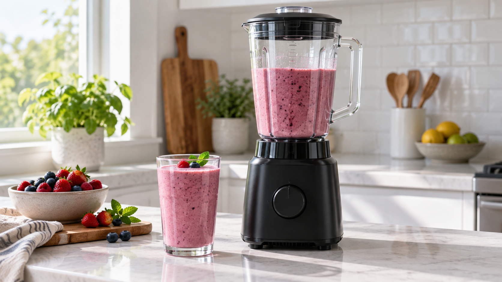 Ninja Professional Blender 1000 in a kitchen setting