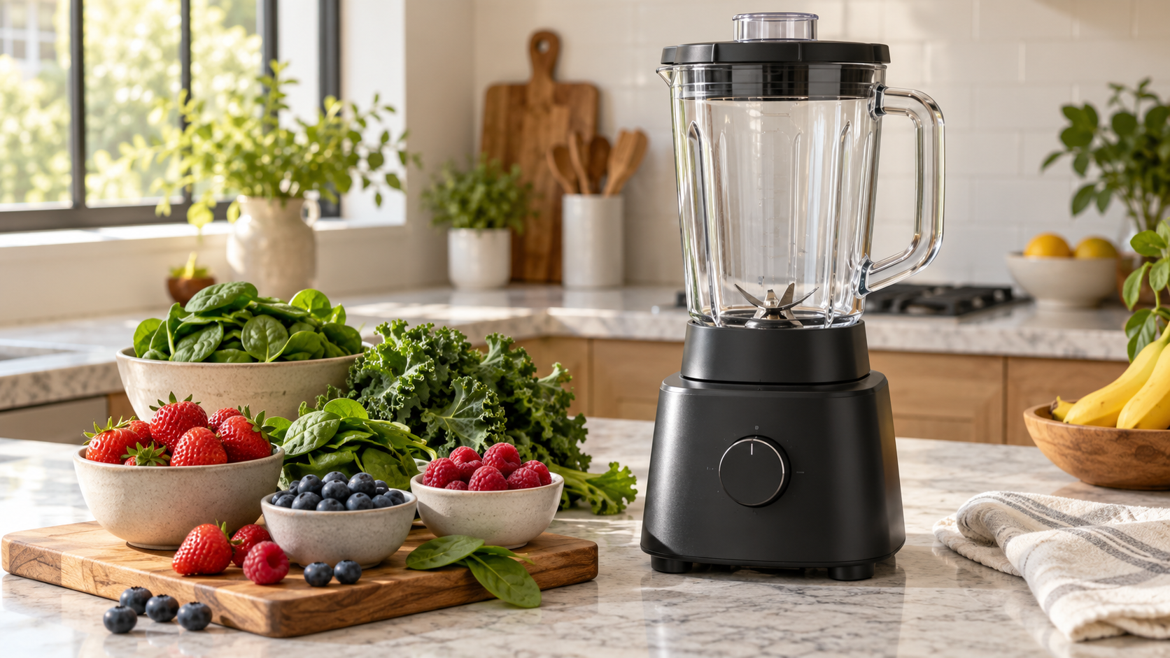Blenders & Food Prep kitchen scene